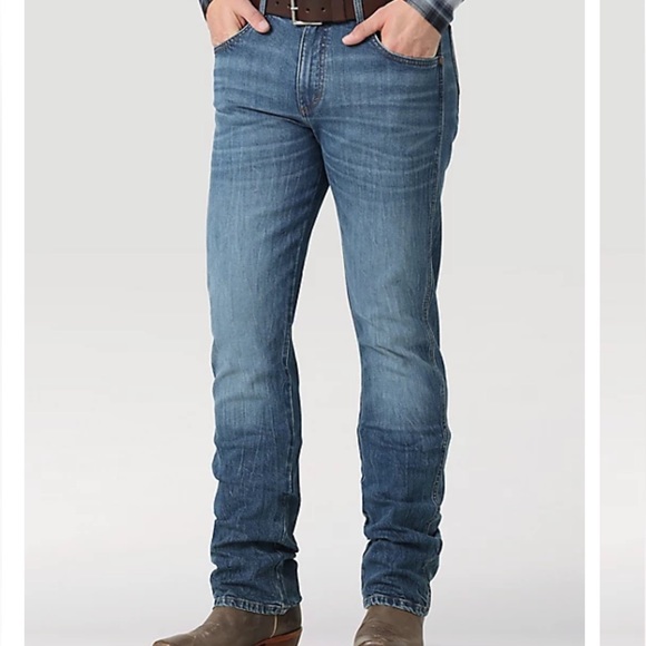 MENS RETRO SLIM STRAIGHT WRANGLER - Picture 3 of 7